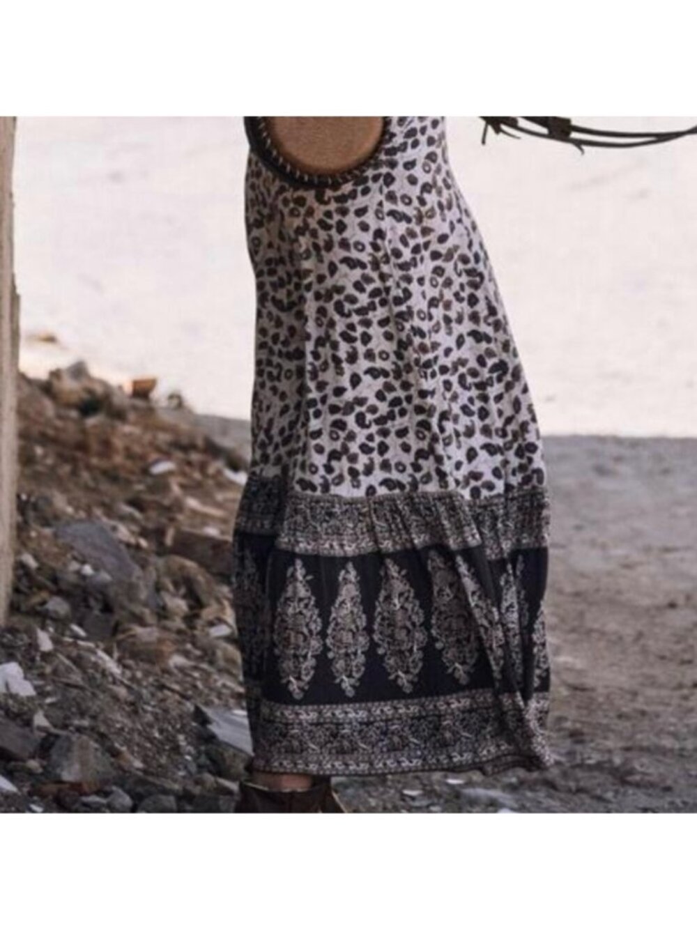 Spell NWT Delirium Maxi Skirt in Cream XS - Picture 3 of 8